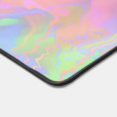 Modernes, holografisches ästhetisches Muster Schreibtischunterlage (Ecke)