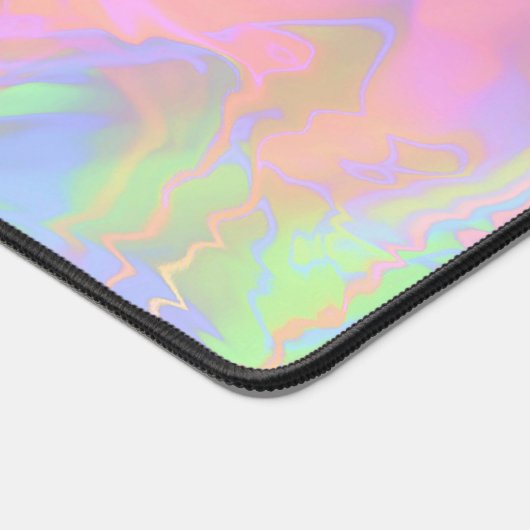 Modernes, holografisches ästhetisches Muster Schreibtischunterlage (Ecke)