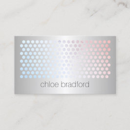 Modernes Holografisches Dot-Muster für Imitate Sil Visitenkarte