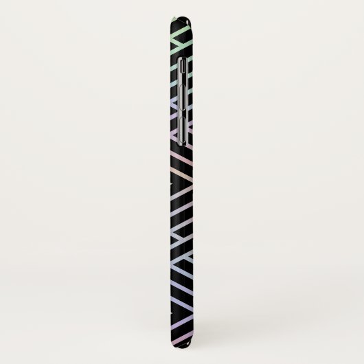 Modernes Holografisches Symmetrisches Muster - iPh Case-Mate iPhone Hülle (Hinten/Links)