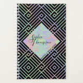 Modernes Holografisches Symmetrisches Muster - Pla Planer (Vorderseite)