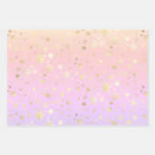 Modernes holografisches Weihnachtsgeschenk-Muster Geschenkpapier Set (Vorderseite 2)