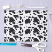 Modernes Holstein Friesian Cow Animal Print Muster Seidenpapier (Handwerk)