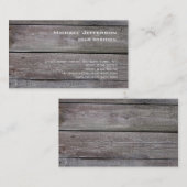 Modernes Holz Einzigartig, modern und individuell Visitenkarte (Vorne/Hinten)