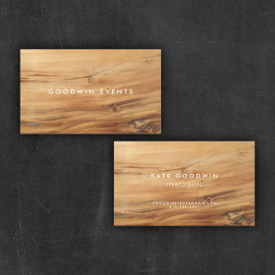 Modernes Holz   Visitenkarten Visitenkarte