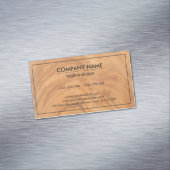 Modernes Holzdesign Magnetische Visitenkarte (Beispiel)