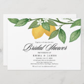 Modernes, horizontales Brautparty von Lemon Garden Einladung (Vorne/Hinten)
