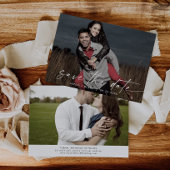 Modernes, horizontales dunkles Foto für Skripte Sa Save The Date