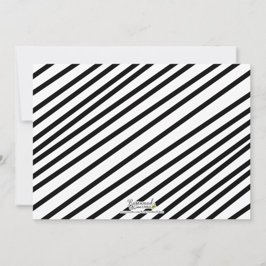 Modernes, horizontales Skript-Foto Save the Date (Rückseite)