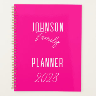 Modernes Hot Pink Planer