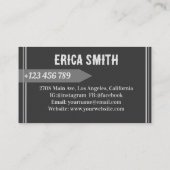 Modernes Housekeeping Sauberes Haushaltshilfe-Logo Visitenkarte (Rückseite)