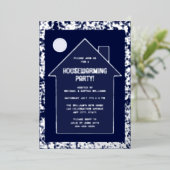 Modernes Housewarming Party Neue Zuhause-Feier Folieneinladung (Stehend vorne)