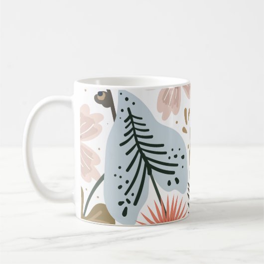 Modernes Hübsches Folientafel Kaffeetasse (Links)