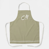 Modernes Hübsches Monogramm Schürze (Vorderseite)