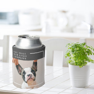 Modernes Hundebahn-Foto   Hundeschrift Dosenkühler