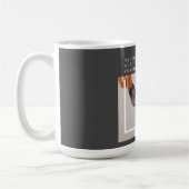 Modernes Hundebahn-Foto | Hundeschrift Kaffeetasse (Links)