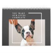 Modernes Hundebahn-Foto | Hundeschrift Kalender (Titelbild)