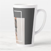 Modernes Hundebahn-Foto | Hundeschrift Milchtasse (Rechts)