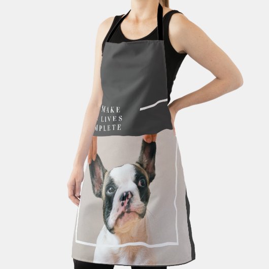 Modernes Hundebahn-Foto | Hundeschrift Schürze (InSitu)