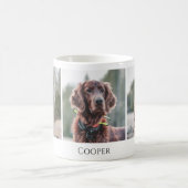 Modernes Hundehund nach Maß Foto Kaffeetasse (Mittel)
