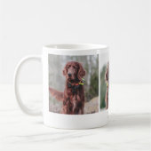 Modernes Hundehund nach Maß Foto Kaffeetasse (Links)