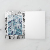 MODERNES HYDRANGEA FOTO FLORAL DENKING YOU CARD KARTE (Innenseite)