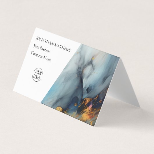 Modernes I Abstrakt 3 Visitenkarten (Vorderseite)