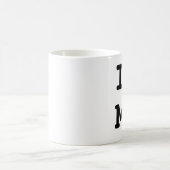 Modernes i-Herz ich Kaffee-Tasse Kaffeetasse (Mittel)