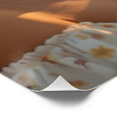 Modernes I-Liebe Foto mit Herz Poster (Ecke)