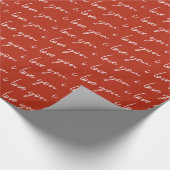 Modernes I-Liebe Geschenkpapier (Ecke)