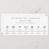 Modernes Icon für den Hochzeitstag Programm (Vorne/Hinten)