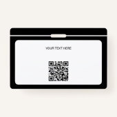 Modernes ID-Foto für Geschäftsangestellte mit mini Ausweis (Rückseite)