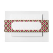 Modernes ikat Muster Einladungsbanderole (Vorderseite Beispiel)