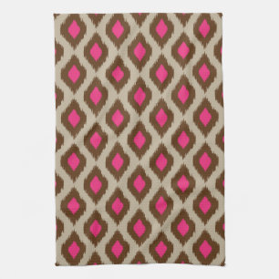 Modernes Ikat-Muster Handtuch