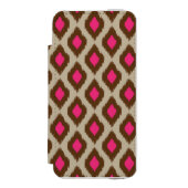 Modernes ikat Muster Incipio iPhone Geldbeutel-Hülle (Folio Vorderseite)
