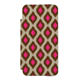 Modernes ikat Muster Incipio Watson™ iPhone 5 Geldbörsen Hülle