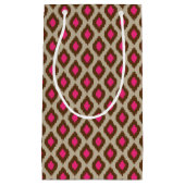 Modernes ikat Muster Kleine Geschenktüte (Vorderseite)