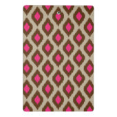 Modernes ikat Muster Mini Klemmbrett (Rückseite)