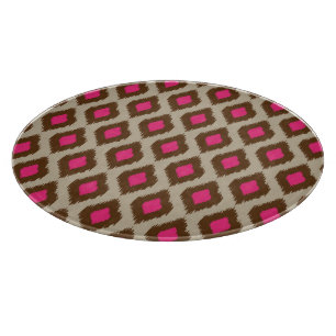 Modernes Ikat-Muster Schneidebrett