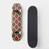 Modernes ikat Muster Skateboard (Vorderseite)