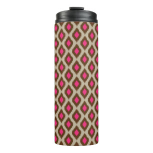 Modernes ikat Muster Thermosbecher