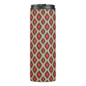 Modernes ikat Muster Thermosbecher (Rückseite)