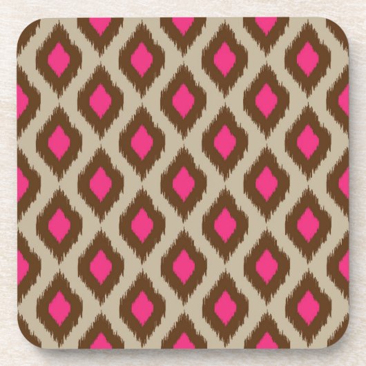 Modernes Ikat-Muster Untersetzer (Vorderseite)