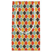 Modernes ikat Stammes- Modemuster Kleine Geschenktüte (Vorderseite)