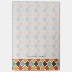 Modernes ikat Stammes- Modemuster Post-it Klebezettel