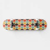 Modernes ikat Stammes- Modemuster Skateboard (Horizontal)