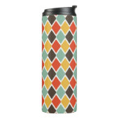Modernes ikat Stammes- Modemuster Thermosbecher (Nach links gedreht)