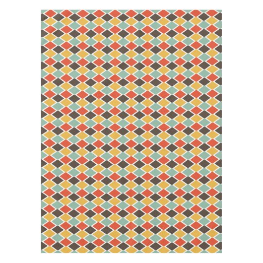 Modernes ikat Stammes- Modemuster Tischdecke (Vorderseite)