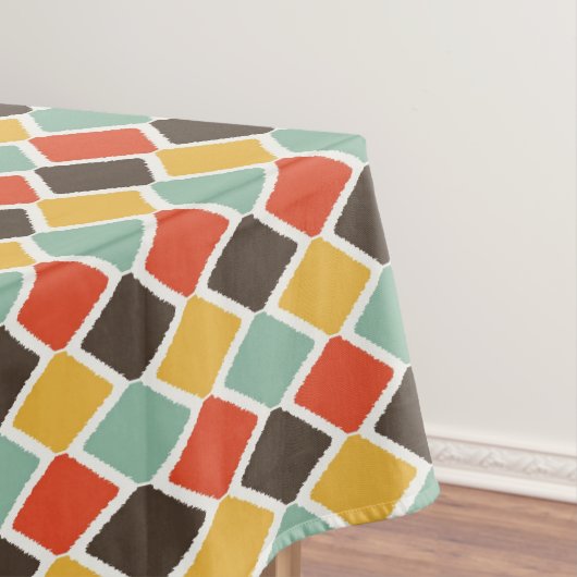 Modernes ikat Stammes- Modemuster Tischdecke (Beispiel)