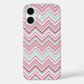 Modernes Ikat Zickzack Stripe Abstrakt Geometric Case-Mate iPhone Hülle (Rückseite)